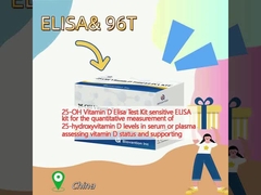 25-OH Vitamine D Elisa Test Kit Kit ELISA sensible pour la mesure quantitative des taux de 25-hydroxyvitamine D dans le sérum ou le plasma pour évaluer le statut de la vitamine D et soutenir