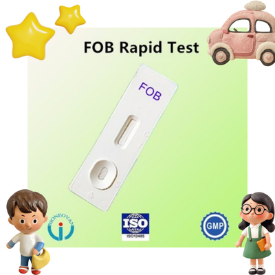 Carte de test de sang occulte fécal Test rapide d'or colloïdal efficace pour des résultats précis et rapides