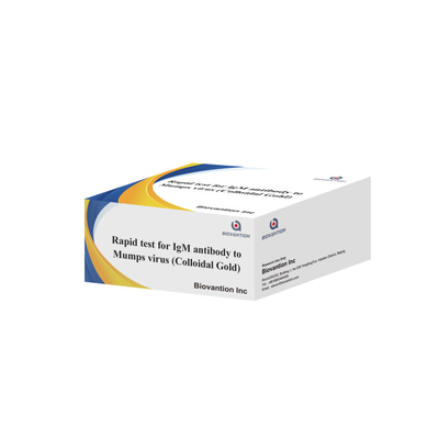 Test rapide et précis d'anticorps IgM contre le virus de la mumps en format cassette/bande pour les résultats