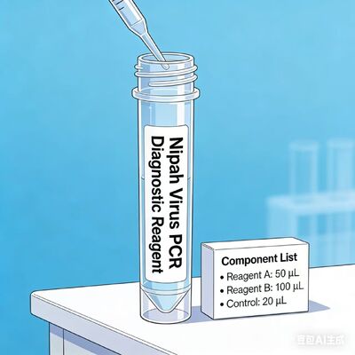 Kit RT-PCR en temps réel pour le virus Nipah à haute sensibilité avec contrôle interne et large compatibilité pour la détection précise de l'ARN