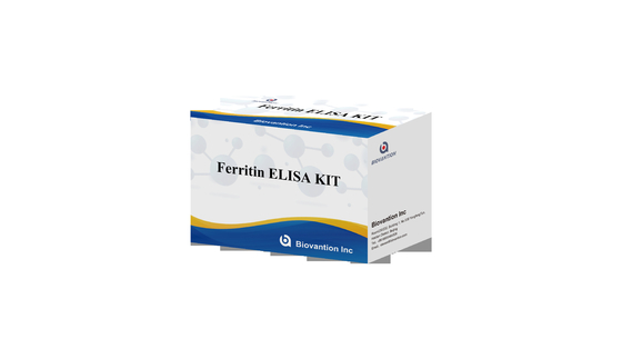 Ferritine kit de test ELisa Sensibilité sérique rapide Test Elisa Biovantion 2-3 heures Temps d'essai 2-8.C Conservation