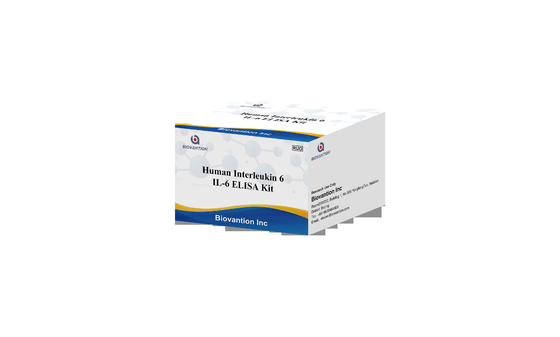 Kit de test IL-6 Interleukine 6 Elisa avec 2 à 3 heures de temps d'essai Biovantion Sérum/Format plasmatique Durée de conservation 18 mois