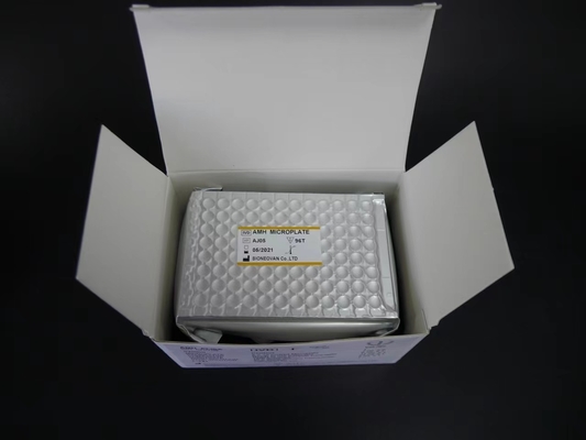 Kit de test AMH ELISA pour le plasma sérique 2-3 heures Temps d'essai 2-8.C Température de stockage