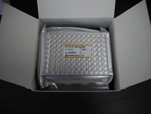Kit de test Elisa de vitamine D Spécificité Kit de test Elisa de 18 mois Durée de conservation 2-3 heures Temps d'essai par Biovantion