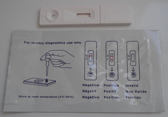 Sensibilité Hcg Test rapide d'urine Cassette/ bande/ stylo 5 à 15 minutes Temps de lecture 24 mois Durée de conservation