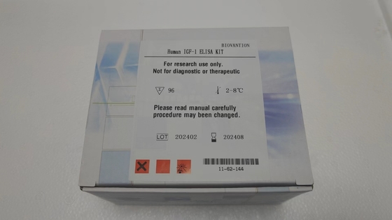 Test d'élise de spécificité sérum/plasma IGF-1 RUO Test d'élise de 2-3 heures Conservé à 2-8.C