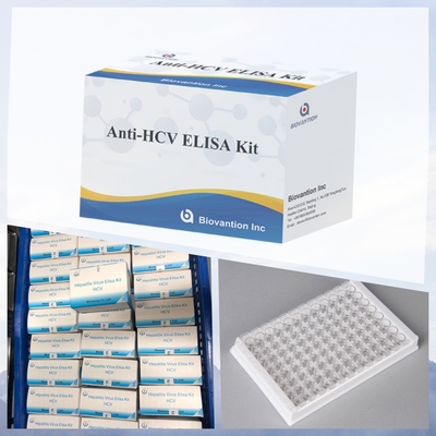 Réactifs d'immunologie enzymatique Kit de test Elisa pour la détection des anticorps du virus de l'hépatite C (VHC)