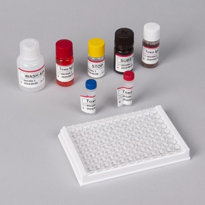 Les hôpitaux, les laboratoires et les cliniques utilisent un kit de test de Toxo IgM ELISA de haute précision.