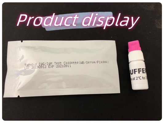 Typhoïde -- IgM&IgG pour les laboratoires et les hôpitaux Kit de test rapide de la fièvre typhoïde du sang