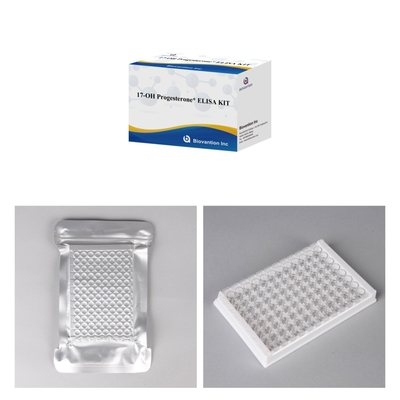17-OH élution de progestérone in vitro Diagnostic Elisa Test Kit Pour les femmes avec accessoires Des tests précis