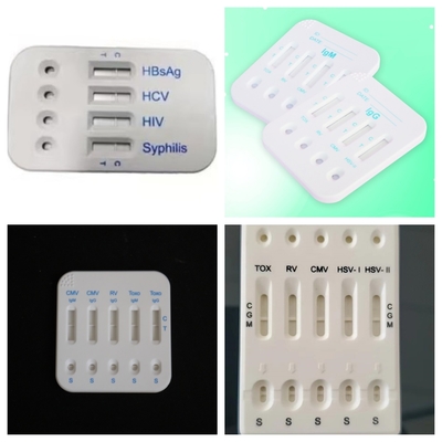 Kit de dépistage du VIH HAV HBsAg SYP 4 en 1 Screening à domicile facile à utiliser