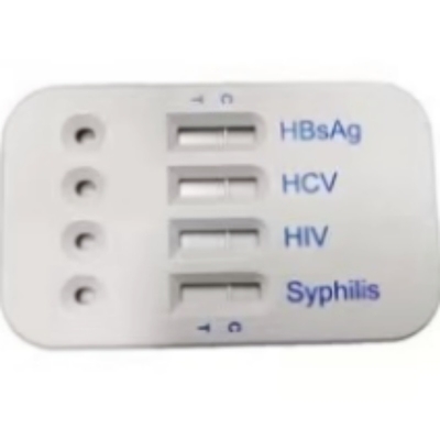 Kit de dépistage du VIH HAV HBsAg SYP 4 en 1 Screening à domicile facile à utiliser