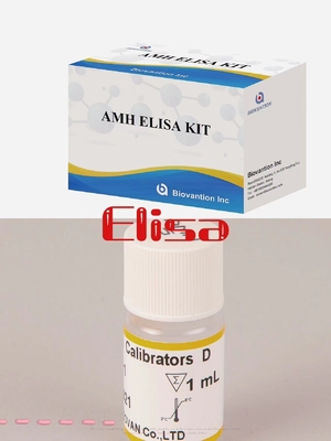 Kit de réactif de détection ELISA de haute précision AMH Kit de test Elisa Utilisation hospitalière