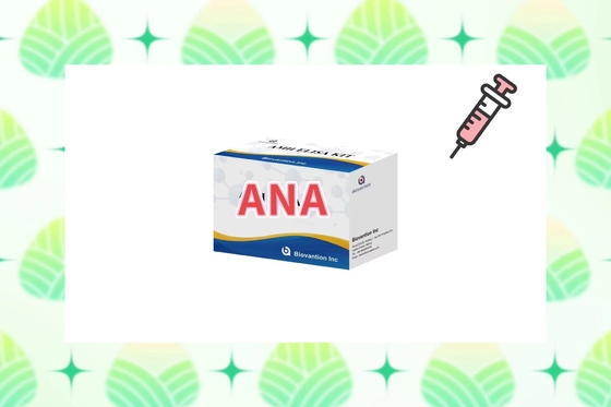 Sensitivité ANA Screening IgG Elisa Test Kit Pour la détection du sérum/plasma à 2-8°C
