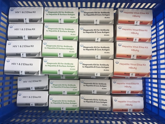 Spécificité Test Elisa sur animaux de 2 à 3 heures avec une durée de conservation de 18 mois