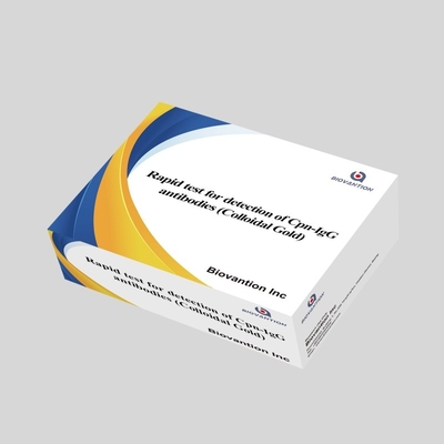 Chlamydiapneumoniae ((Cpn) -Anticorps IgM Cassette réactif de test rapide en or colloïdal