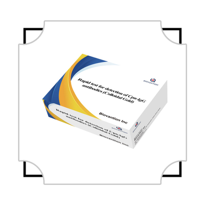 Chlamydiapneumoniae ((Cpn) -Anticorps IgM Cassette réactif de test rapide en or colloïdal
