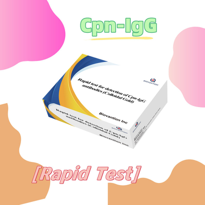 Chlamydiapneumoniae ((Cpn) -Anticorps IgM Cassette réactif de test rapide en or colloïdal
