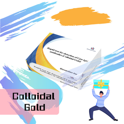 Chlamydiapneumoniae ((Cpn) -Anticorps IgM Cassette réactif de test rapide en or colloïdal