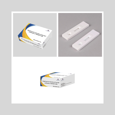 Chlamydiapneumoniae ((Cpn) -Anticorps IgM Cassette réactif de test rapide en or colloïdal