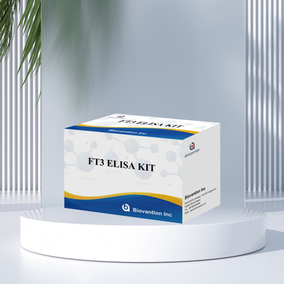 FT3 Triiodothyronine libre pour les kits de réactifs de diagnostic humains avec test ELISA 96T pour le laboratoire de l'hôpital clinique
