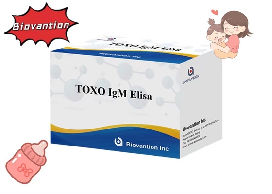 TOXO IgM ELISA Kit de test Torche de test hospitalier de haute sensibilité Vérification de la grossesse