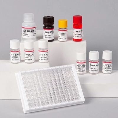 AFP Alpha Fetoprotein Elisa Test Kit Produits liés aux enzymes Temps de transport court