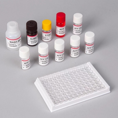 AFP Alpha Fetoprotein Elisa Test Kit Produits liés aux enzymes Temps de transport court