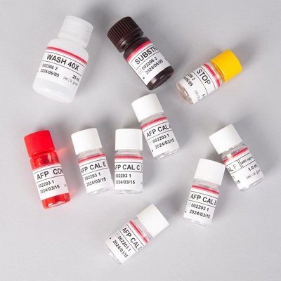 AFP Alpha Fetoprotein Elisa Test Kit Produits liés aux enzymes Temps de transport court