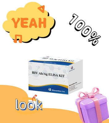 Tests de dépistage du VIH Ab Ag Elisa avec une durée de conservation de 18 mois et une sensibilité/spécificité élevée