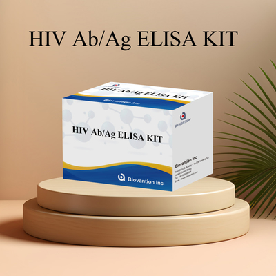 Tests de dépistage du VIH Ab Ag Elisa avec une durée de conservation de 18 mois et une sensibilité/spécificité élevée