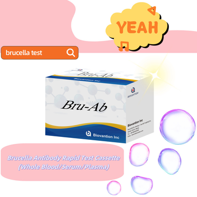 ELISA Animal Bru-Ab Réactif Elisa de 192 t Pour les porcs, les chèvres, les bovins et les moutons