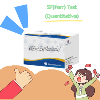 Kit d'essai ELISA précis et rapide Instrument vétérinaire de détection quantitative de la ferritine sérique Diagnostic