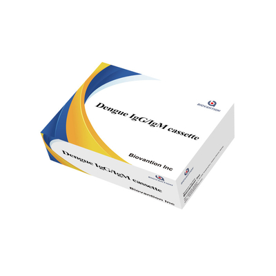 Test rapide IgG / IgM de la dengue avec une durée de conservation de 24 mois et une sensibilité élevée