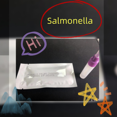 Durée de conservation 24 mois Test d' antigène de la salmonelle typhoïde Cassette de test rapide en or colloïdal