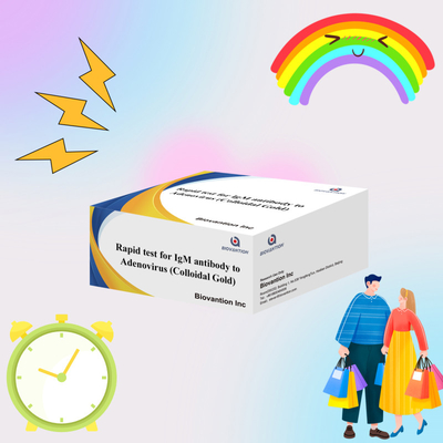 Kit de test d'anticorps IgM précis contre le virus de l'adénon pour bande cassette clinique et de laboratoire