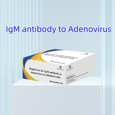 Kit de test d'anticorps IgM précis contre le virus de l'adénon pour bande cassette clinique et de laboratoire