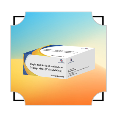 Test rapide et précis d'anticorps IgM contre le virus de la mumps en format cassette/bande pour les résultats