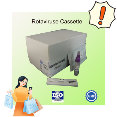 Test rapide de rotavirus par voie intraveineuse en cassette d'or colloïdal pour le diagnostic hospitalier 2-30C Durée de conservation 24 mois