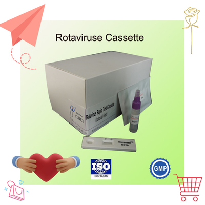Test rapide de rotavirus par voie intraveineuse en cassette d'or colloïdal pour le diagnostic hospitalier 2-30C Durée de conservation 24 mois