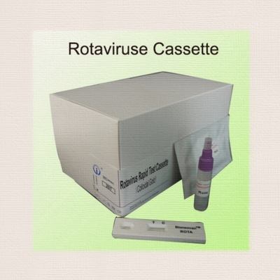 Test rapide de rotavirus par voie intraveineuse en cassette d'or colloïdal pour le diagnostic hospitalier 2-30C Durée de conservation 24 mois