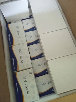 Kit de test HCV ELISA Especimens en masse sans réactivité croisée pour des tests précis