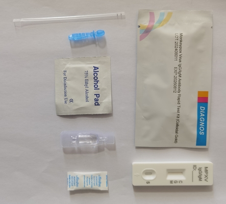 Kit de test rapide de l'antigène du virus de la variole MPXV écouvillon d'exsudat de lésion