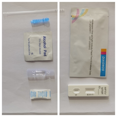Diagnostic du virus de la variole de singe MPXV Test rapide d'or colloïdal rapide et précis pour un test facile