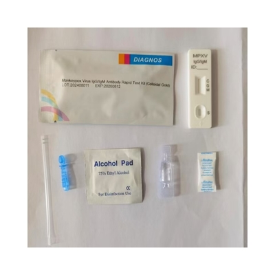 Kit de test rapide de l'antigène/anticorps Ab/Ag du virus de la variole du singe MPXV Virus de la variole du singe