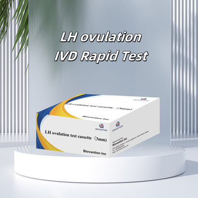 Cassette d'ovulation de LH Format de cassette sensible Test rapide Autotest avec une durée de conservation de 24 mois
