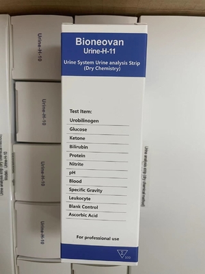 Analyser les urines à la bande de test Méthode chimique sèche Urine-H-11 Urine-H-10 Urine-H-8