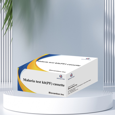 Malaria Pf Test Kit Test rapide réactif IVD détecter des réactifs de haute précision pour l'homme