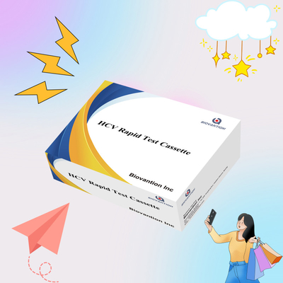 Prix d'usine Sensibilité 5 à 15 minutes VHC Ab Strip Cassette Test Kit Pour des résultats rapides