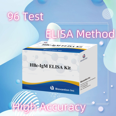 Test du réactif de diagnostic de l'anthégène HBc IgM de haute précision avec kit de test immunosorbant lié à l'enzyme